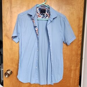 Light Blue Casual Button Down Shirt